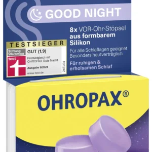 OHROPAX Good Night silikoonkõrvaklapid komplektis 8 tükki