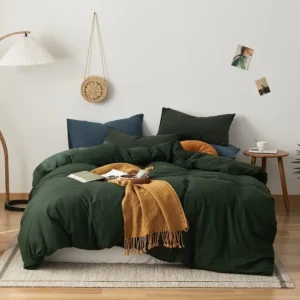 AMWAN king-size puuvillane voodipesu eesvaates