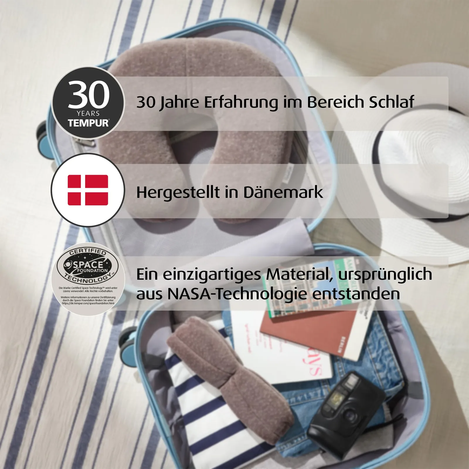 pehme TEMPUR-materjal lähedalt
