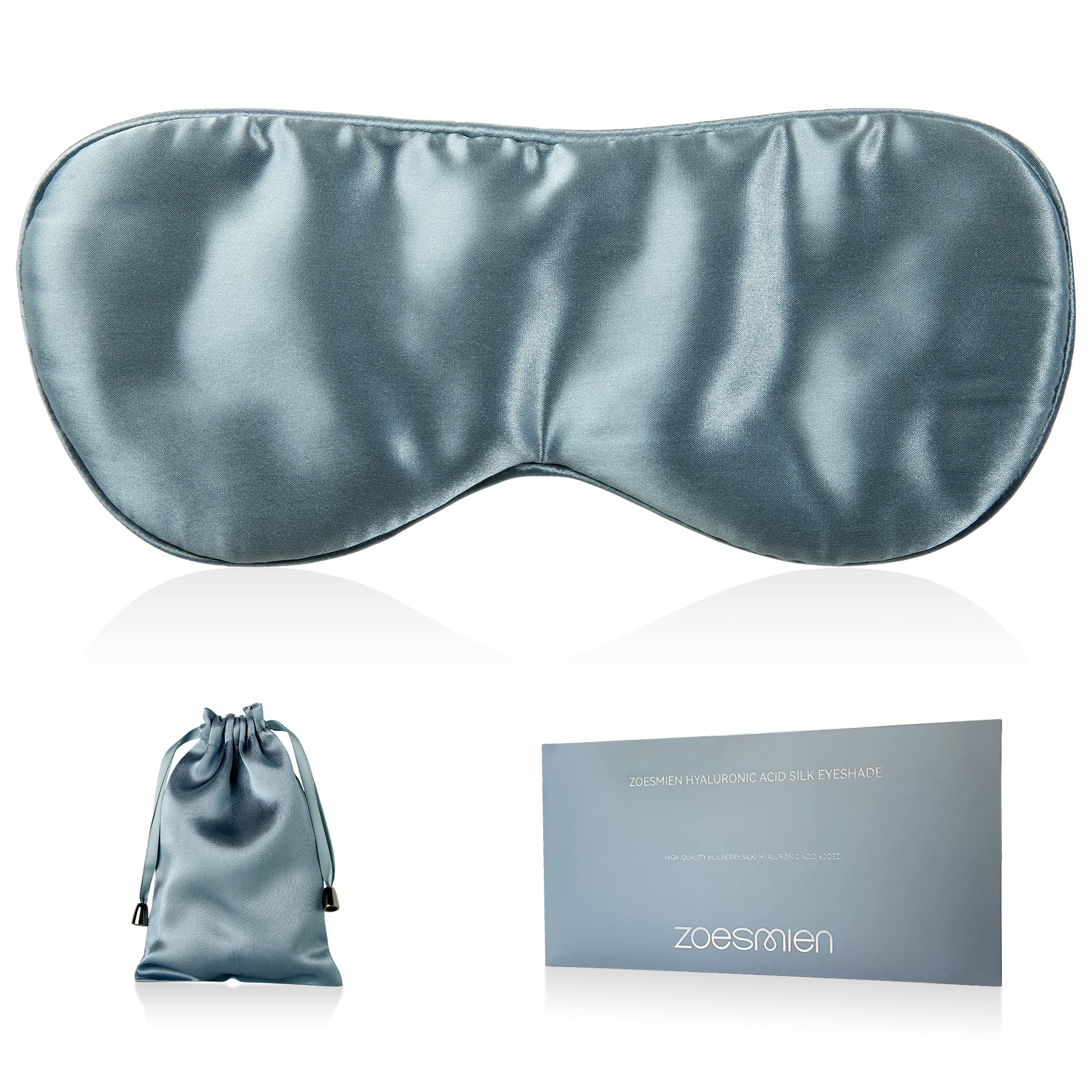 ZOESMIEN sinine siidist unemask